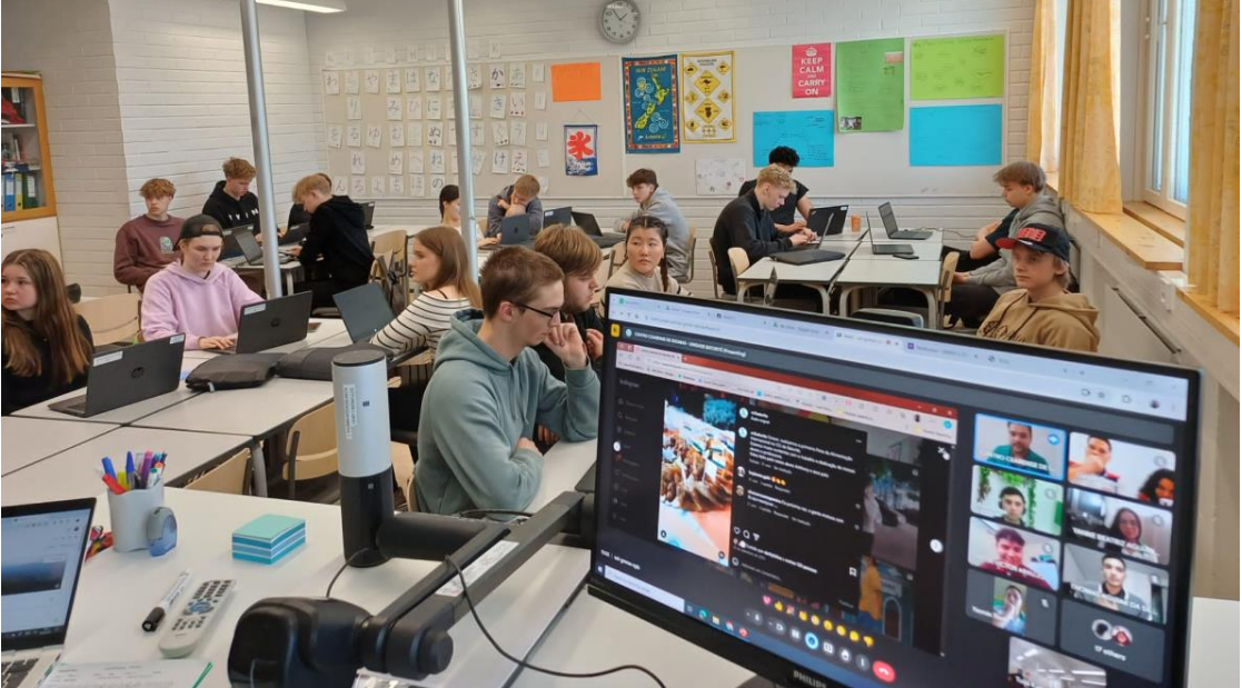 CCI de Baturité conecta estudantes do Ceará e da Finlândia com o projeto Global Classroom
